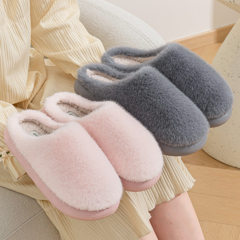 Women'S Shoes For Fall - 2026 Kışlık Tüylü Peluş Terlikler Kadınlar