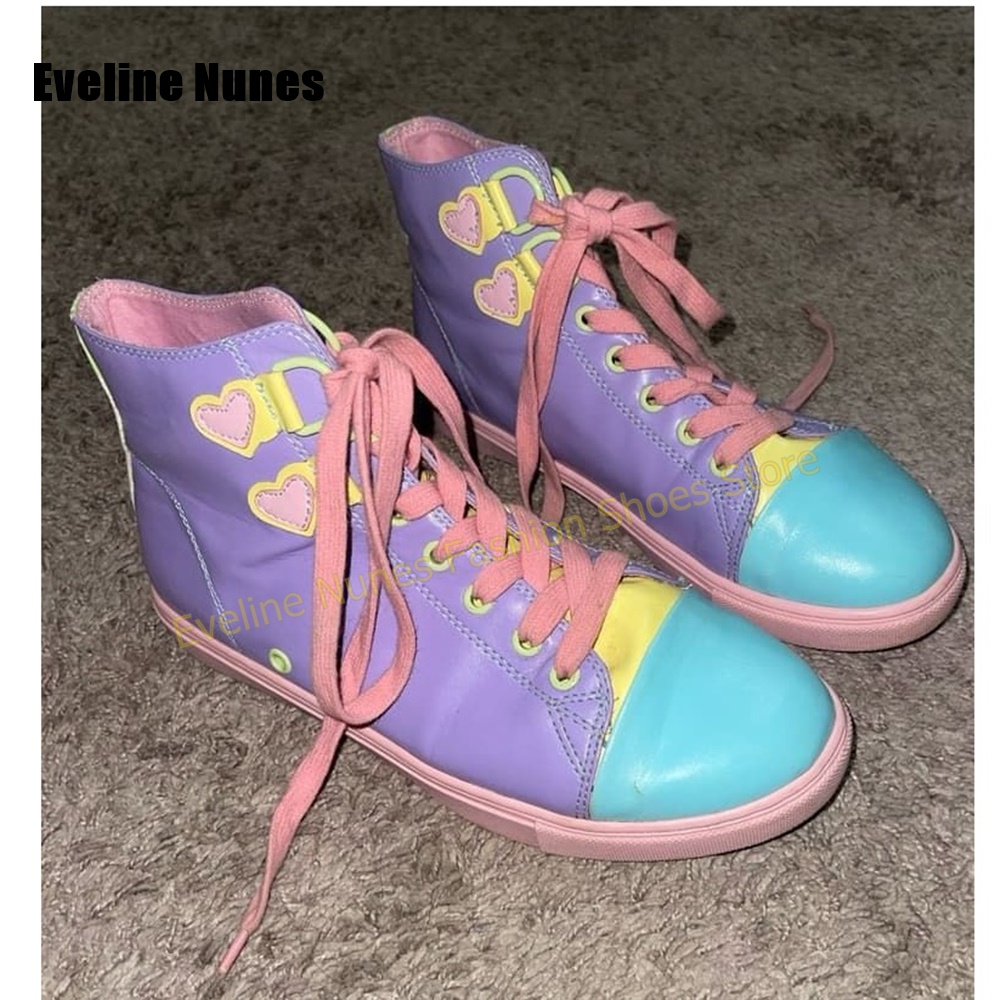 Women Shoes Sneakers - Y2K Kız Çocukları İçin Tatlı Yüksek