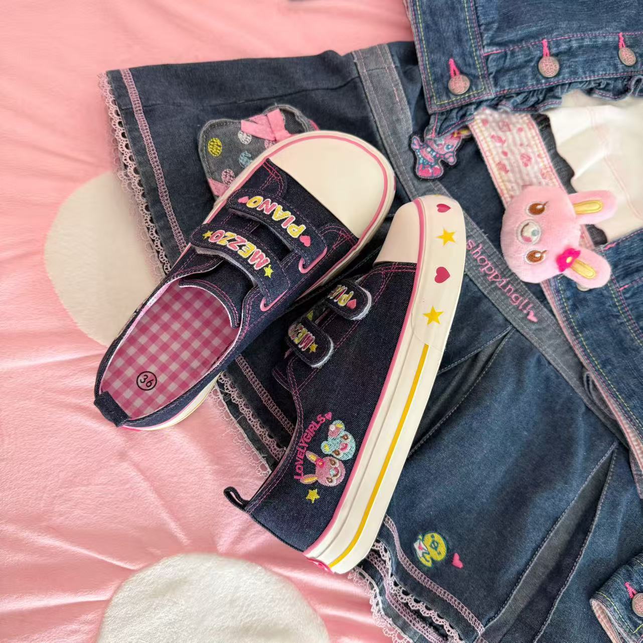 Women Shoes Japan - İlkbahar Yaz Yeni Düşük Bilekli İşlemeli