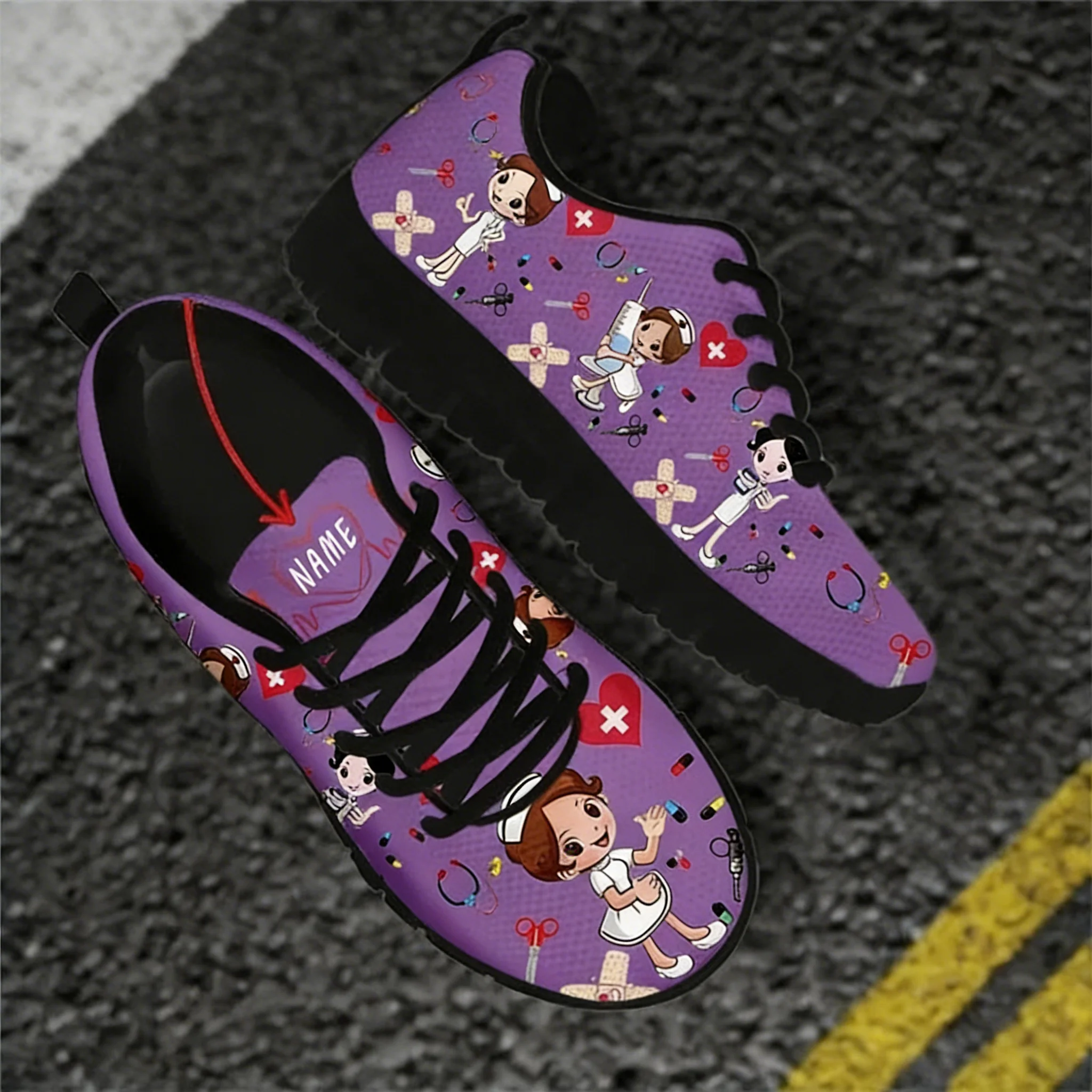 Women Shoes Name - Özel İsimli Hemşire Ayakkabıları Kadınlar İçin