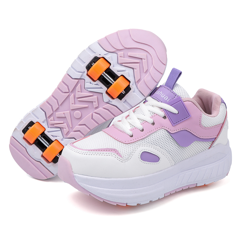 Women'S Shoes To Men'S Size - Çocuklar için 4 Tekerlekli, Çıkarılabilir Tekerlekli