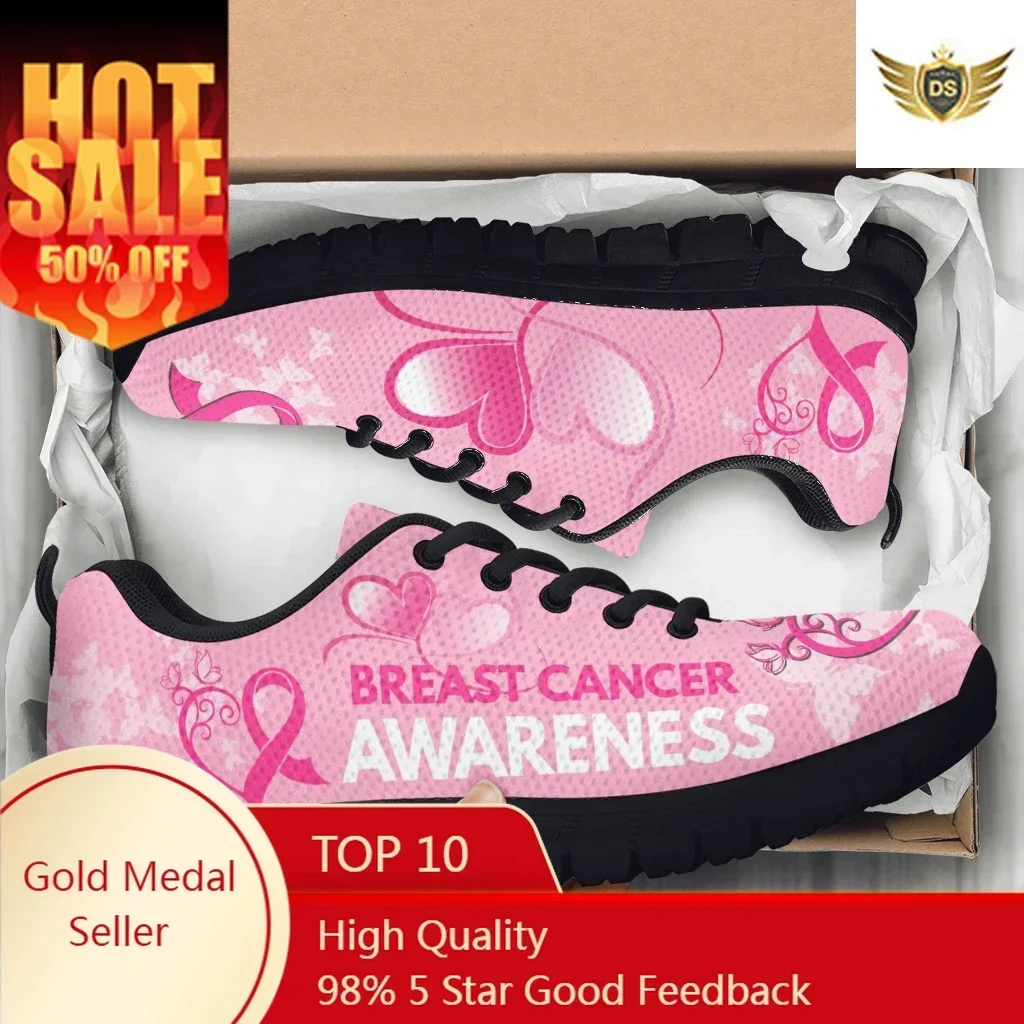 Women Shoes Tennis - Kadın Tenis Ayakkabıları Meme Kanseri Bilinçlendirme