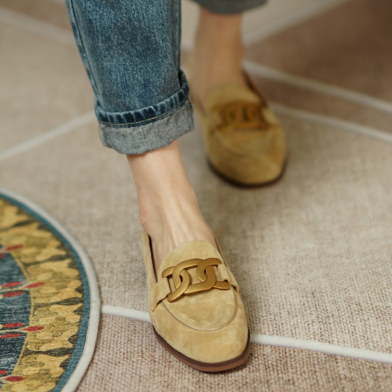 Süet deri kadın loafer'lar ilk - Women Shoes Size incelemesi ve fiyatı