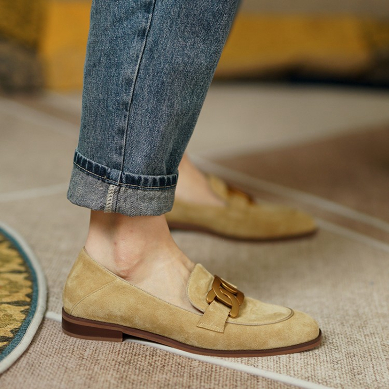 Süet deri kadın loafer'lar ilk - Women Shoes Size incelemesi ve fiyatı