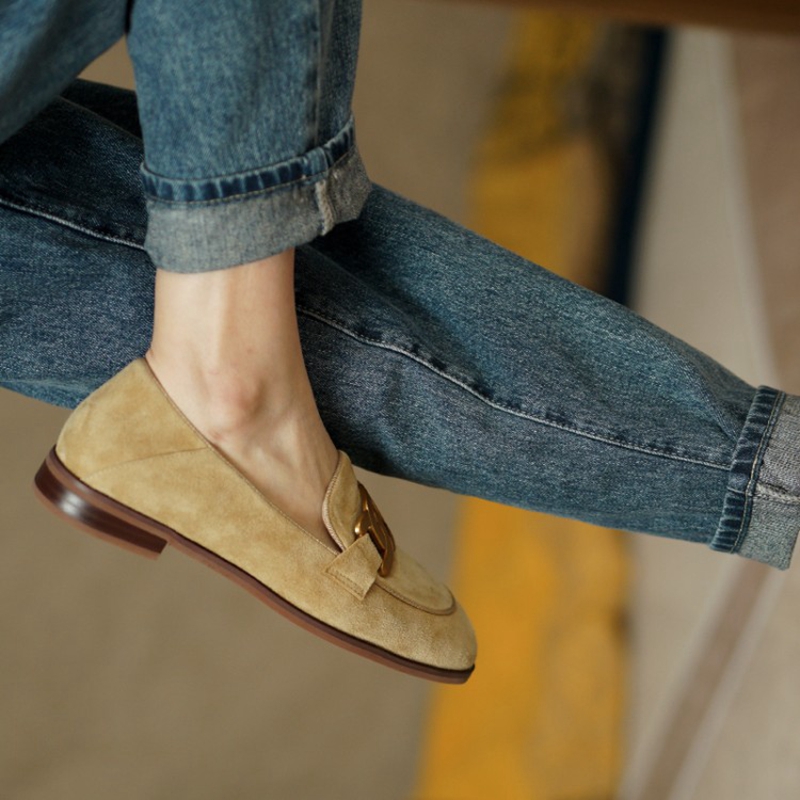 Süet deri kadın loafer'lar ilk - Women Shoes Size incelemesi ve fiyatı