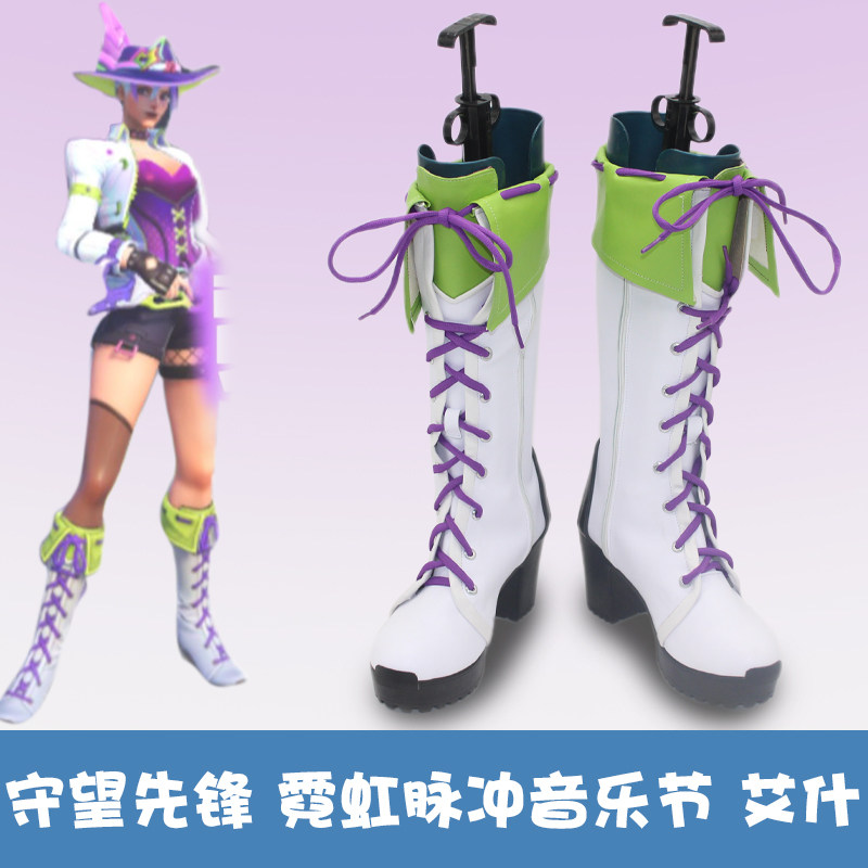 Anime Neon Pulse Ashe Cosplay  - Women Shoes Japan incelemesi ve fiyatı