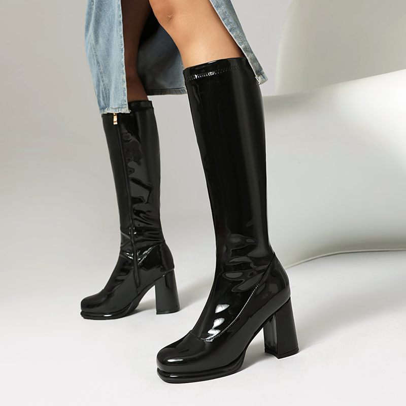 SIMLOVEYO Seksi Kadın Diz Çizm - Zip Up Boots Short incelemesi ve fiyatı