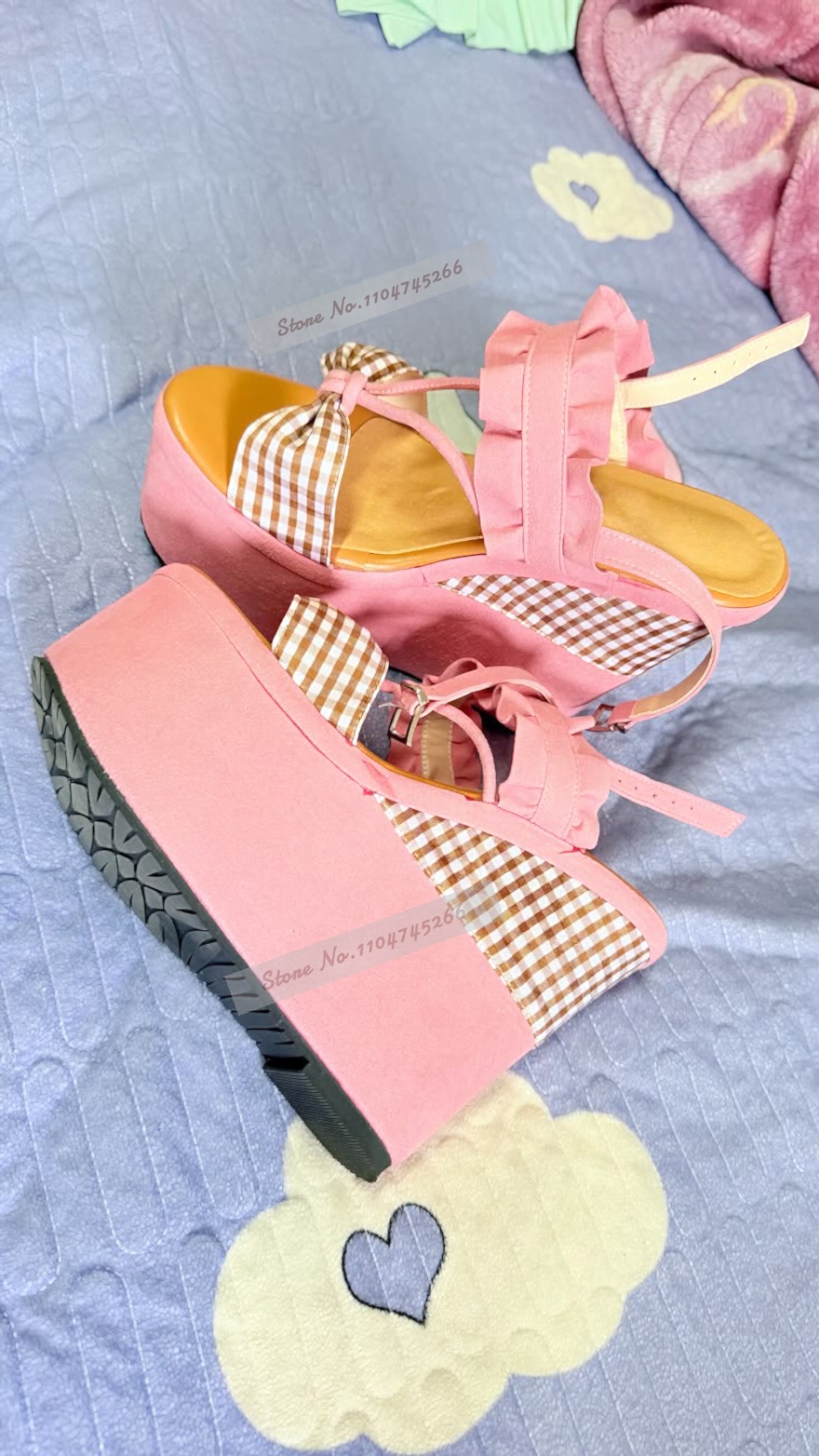Pembe Süet Kama Platform Sanda - Women'S Shoes Y2K incelemesi ve fiyatı