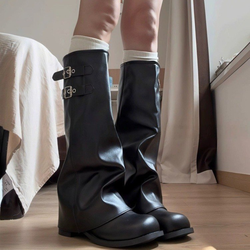Y2K Kore Tarzı Retro Diz Boyu  - Women'S Shoes Y2K incelemesi ve fiyatı