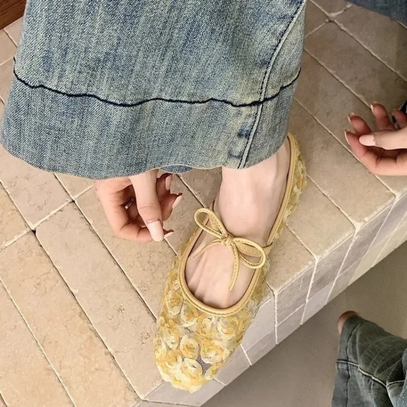 Nazik Yeni Çin Gülü Fileli Mar - Mary Jane Shoes incelemesi ve fiyatı