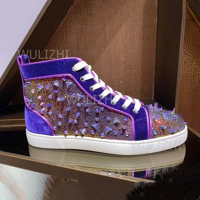 Koyu Mor Kristal Perçinli Erke - Women Shoes Tennis incelemesi ve fiyatı