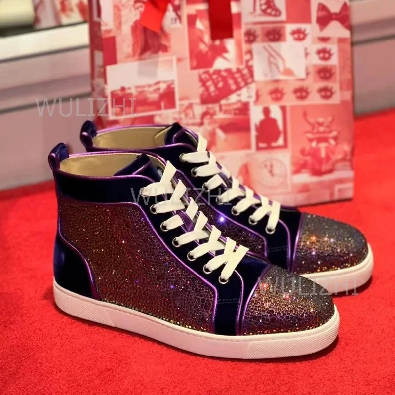 Koyu Mor Kristal Perçinli Erke - Women Shoes Tennis incelemesi ve fiyatı