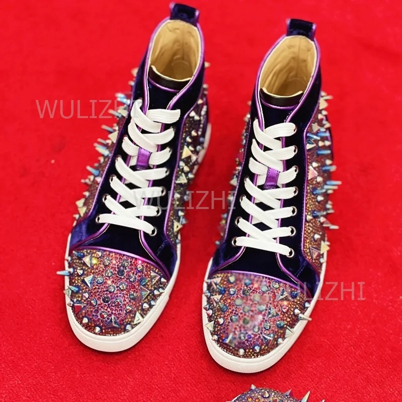 Koyu Mor Kristal Perçinli Erke - Women Shoes Tennis incelemesi ve fiyatı