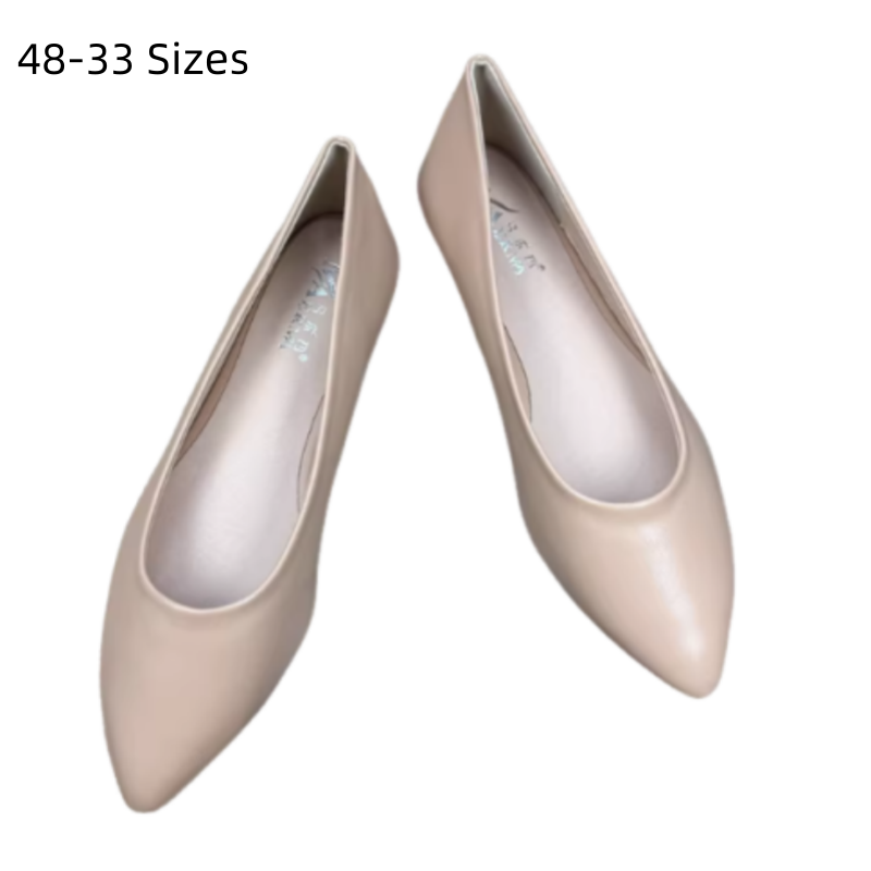 Kadınlar Basit Daireler Sivri  - Women Shoes For Big Feet incelemesi ve fiyatı
