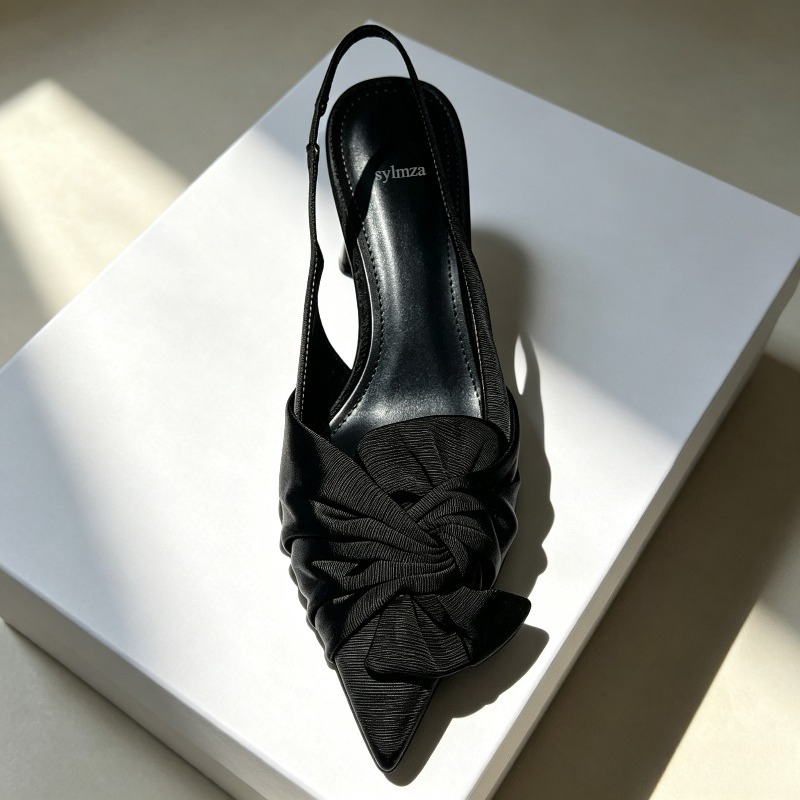 Zarif Fiyonklu Sivri Burunlu T - Women Shoes Brand incelemesi ve fiyatı