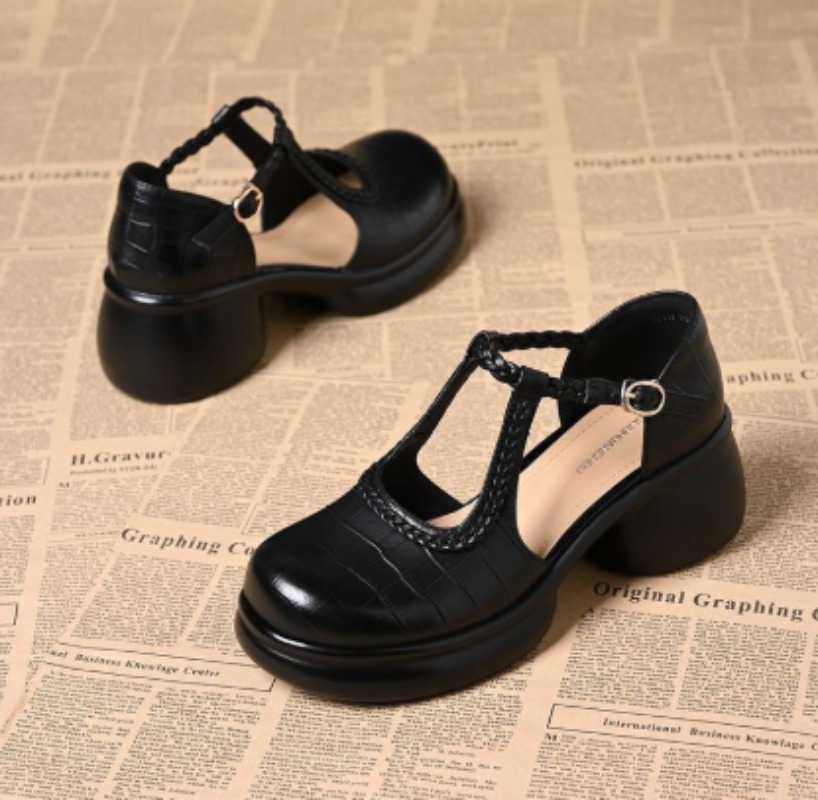 Kadın Siyah Timsah Desenli Mar - Mary Jane Shoes incelemesi ve fiyatı