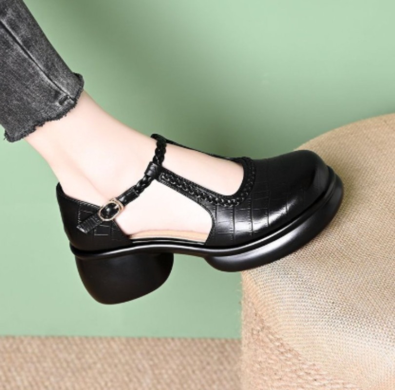 Kadın Siyah Timsah Desenli Mar - Mary Jane Shoes incelemesi ve fiyatı