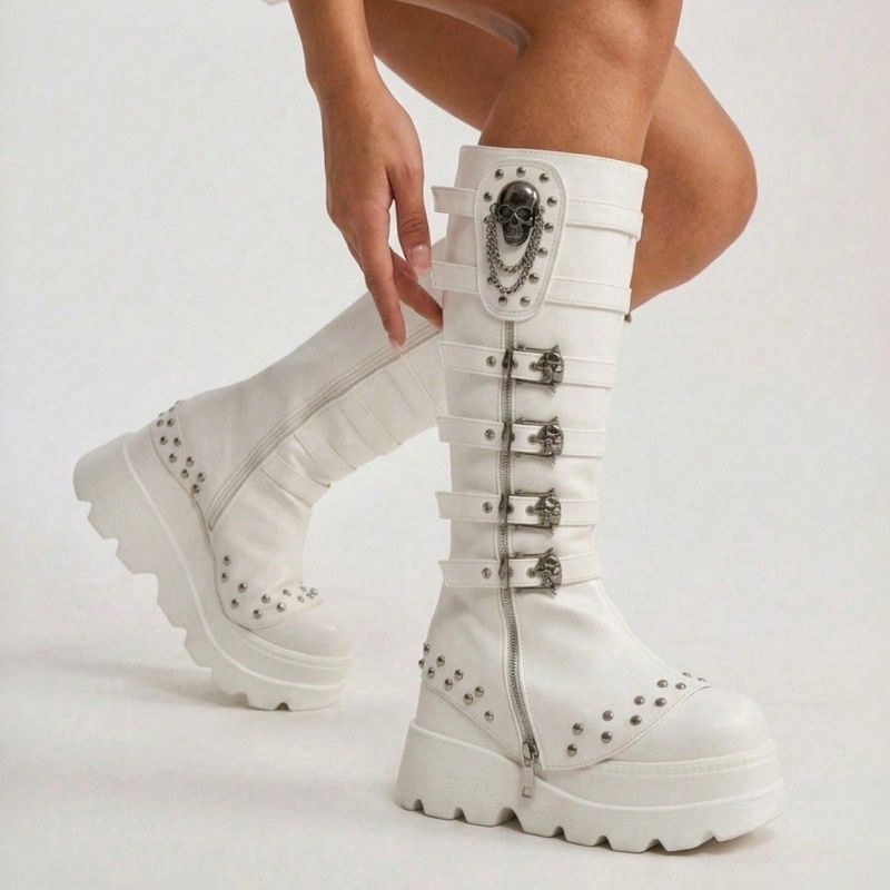 Y2K Tarzı Platform Punk Rock U - Women'S Shoes Y2K incelemesi ve fiyatı