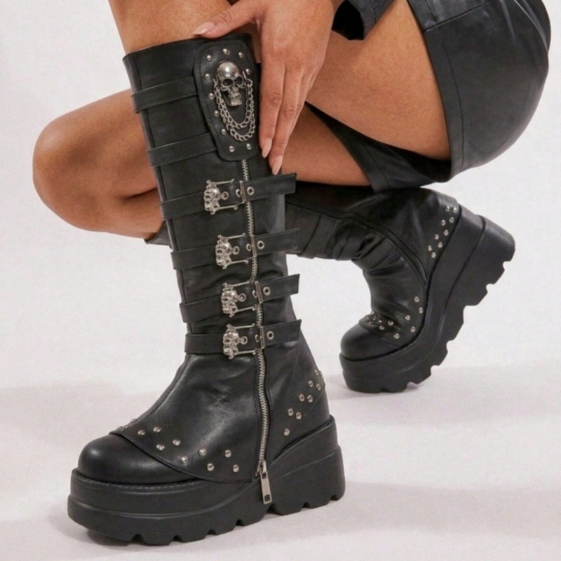 Y2K Tarzı Platform Punk Rock U - Women'S Shoes Y2K incelemesi ve fiyatı