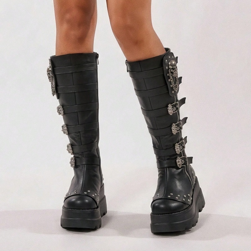 Y2K Tarzı Platform Punk Rock U - Women'S Shoes Y2K incelemesi ve fiyatı